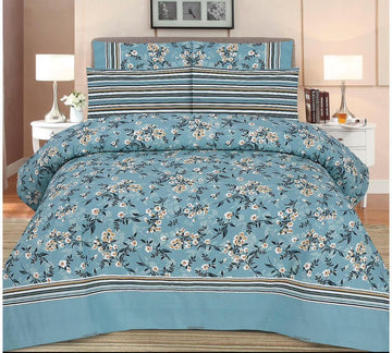 Aqua Marine Mediterranean Double King Bedsheet
