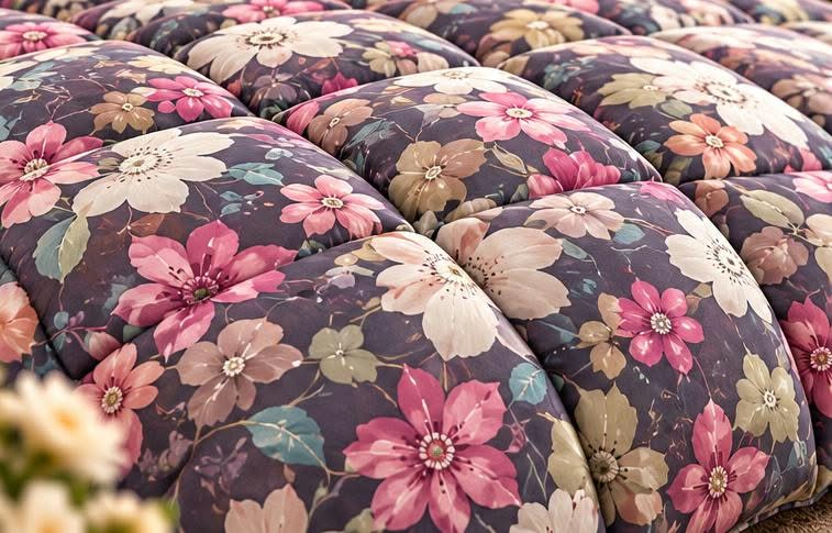 Midnight floral quilt cootexa