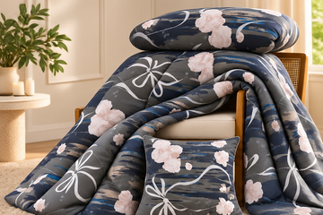 Midnight charm floral Razai cootexa