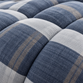 Royal blue checkered Razai cootexa