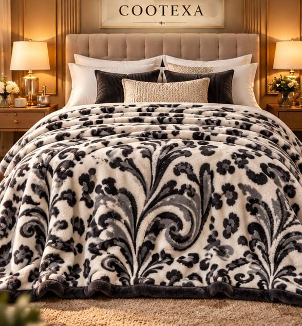 Morga spain premium monochrome blanket cootexa