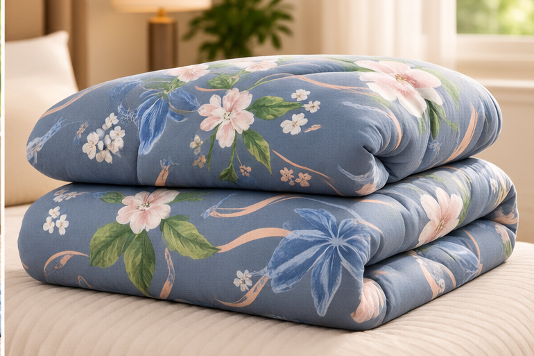 Blue serenity floral Razai cootexa