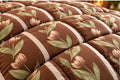 Brown botanical quilt set cootexa