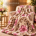 Morga spain elegant blossom floral blanket cootexa