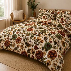 Vintage Rose 5D bedsheet