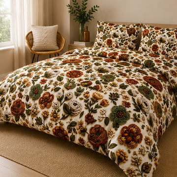 Vintage Rose 5D bedsheet