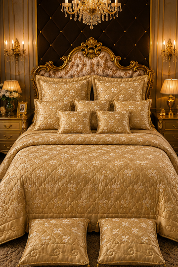 Champage gold luxury bridal set