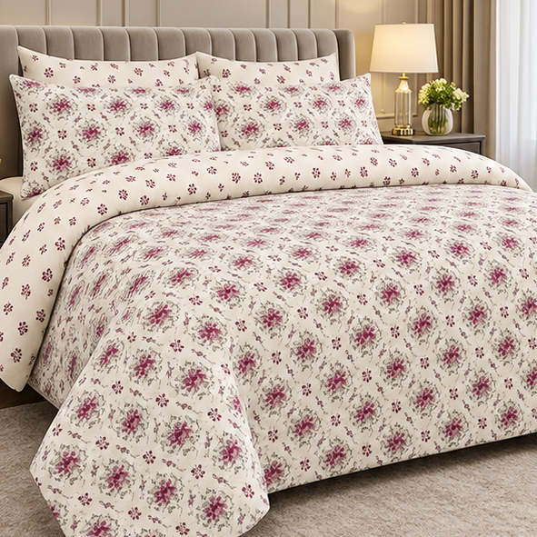 Blush vine bedsheet cootexa