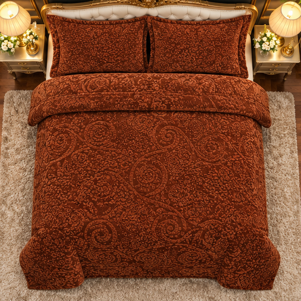 Cootexa silko self embossed bridal blancket set cootexa