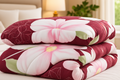 Blooming rose cotton satin Razai cootexa