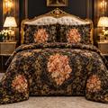 Luxury black and gold mimosa set cootexa
