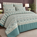 Aqua bloom bedsheet cootexa