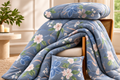 Blue serenity floral Razai cootexa