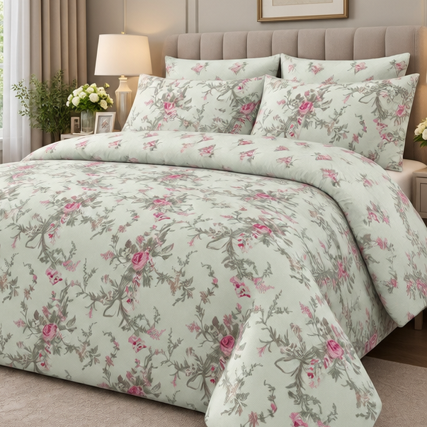 Blush green bedsheet cootexa