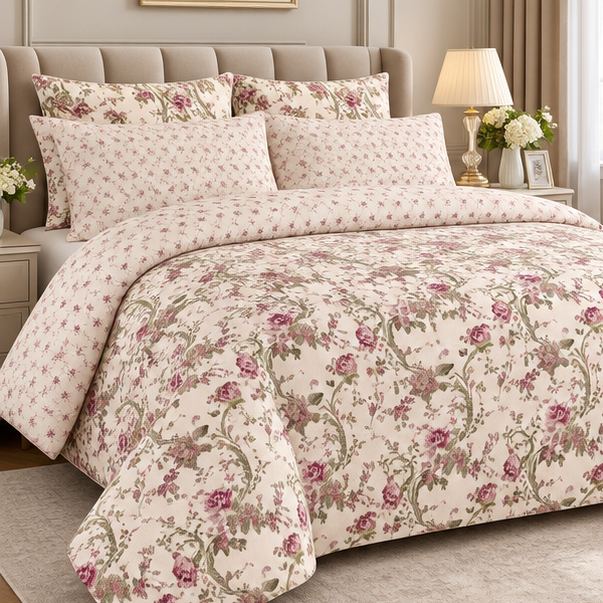 Vintage rose bedsheet cootexa