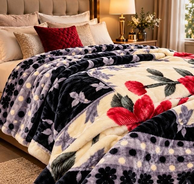 Cootexa Armani gold floral blanket cootexa