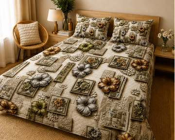 Luxury Floral 5D bedsheet