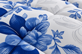Blue orchid cotton satin razai cootexa