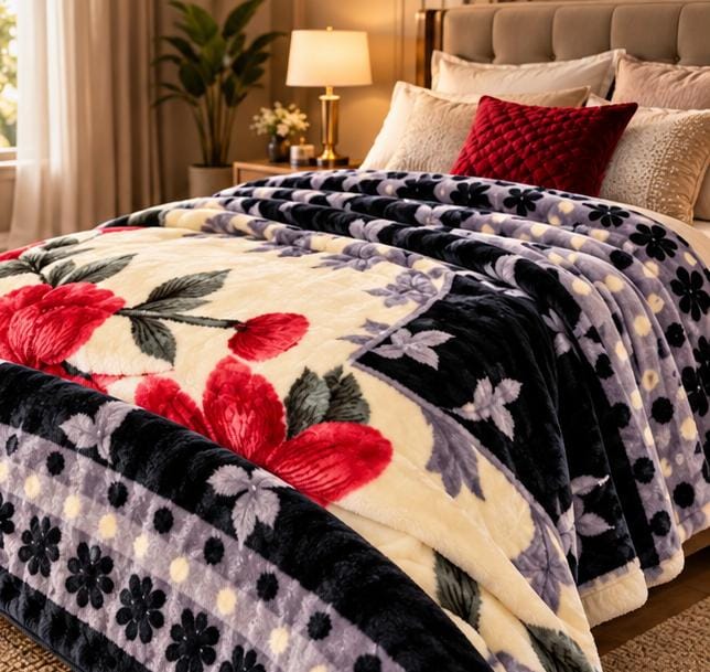 Cootexa Armani gold floral blanket cootexa