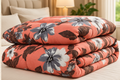 Coral golden floral Razai cootexa