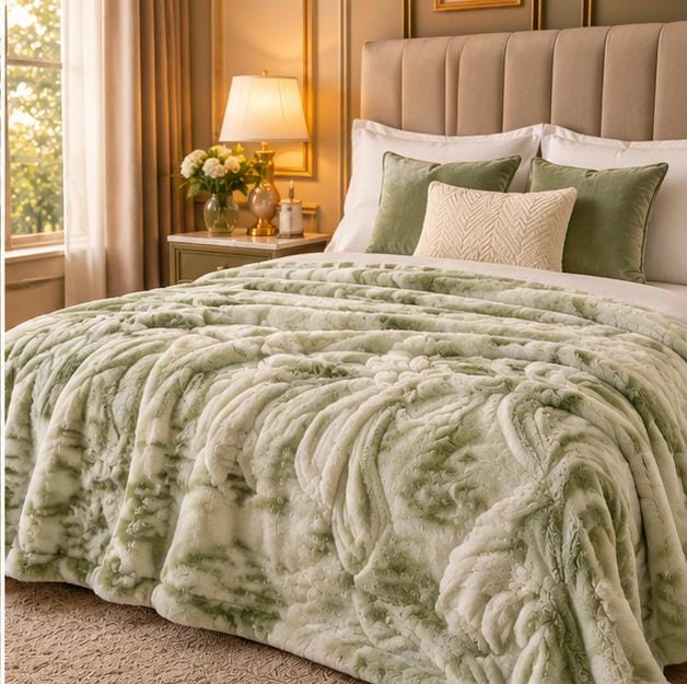 Morga spain luxury floral blanket cootexa
