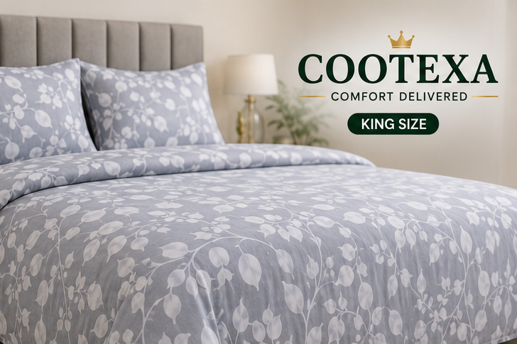 Luxury floral export cotton satin bedsheet