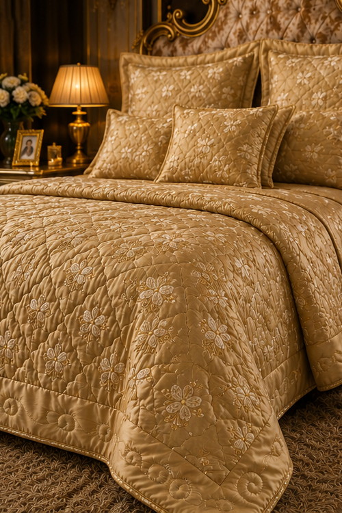 Champage gold luxury bridal set