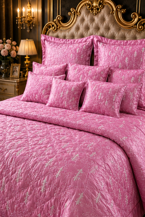 Blush pink luxury bridal set