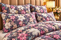 Midnight floral quilt cootexa