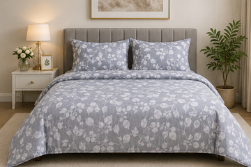 Luxury floral export cotton satin bedsheet