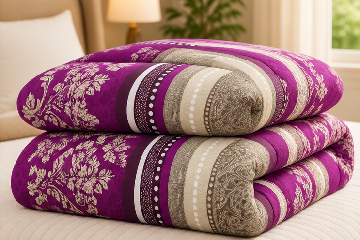 Royal purple elegant Razai cootexa