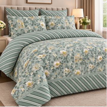 Sage bloom bedsheet cootexa