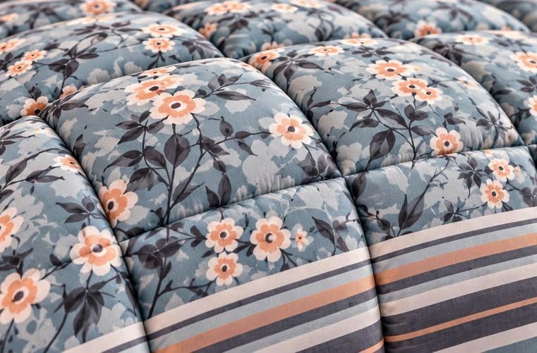 Blue blossom quilt set cootexa