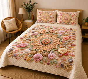 Elegant Mandal 5D bedsheet