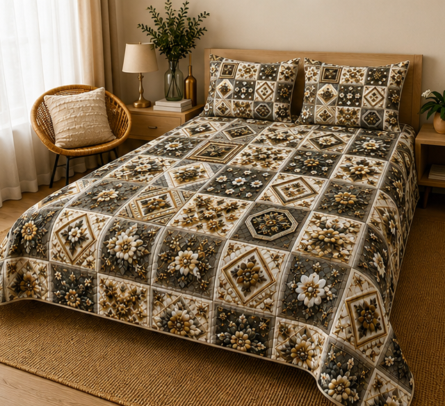 Royal Mosaic 5D bedsheet