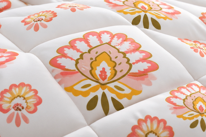 Sun rise bloom printed Razai cootexa