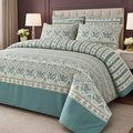 Aqua bloom bedsheet cootexa