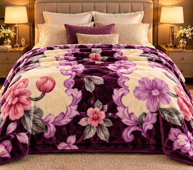 Cootexa burgendy Armani gold blanket cootexa