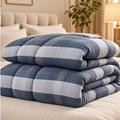 Royal blue checkered Razai cootexa